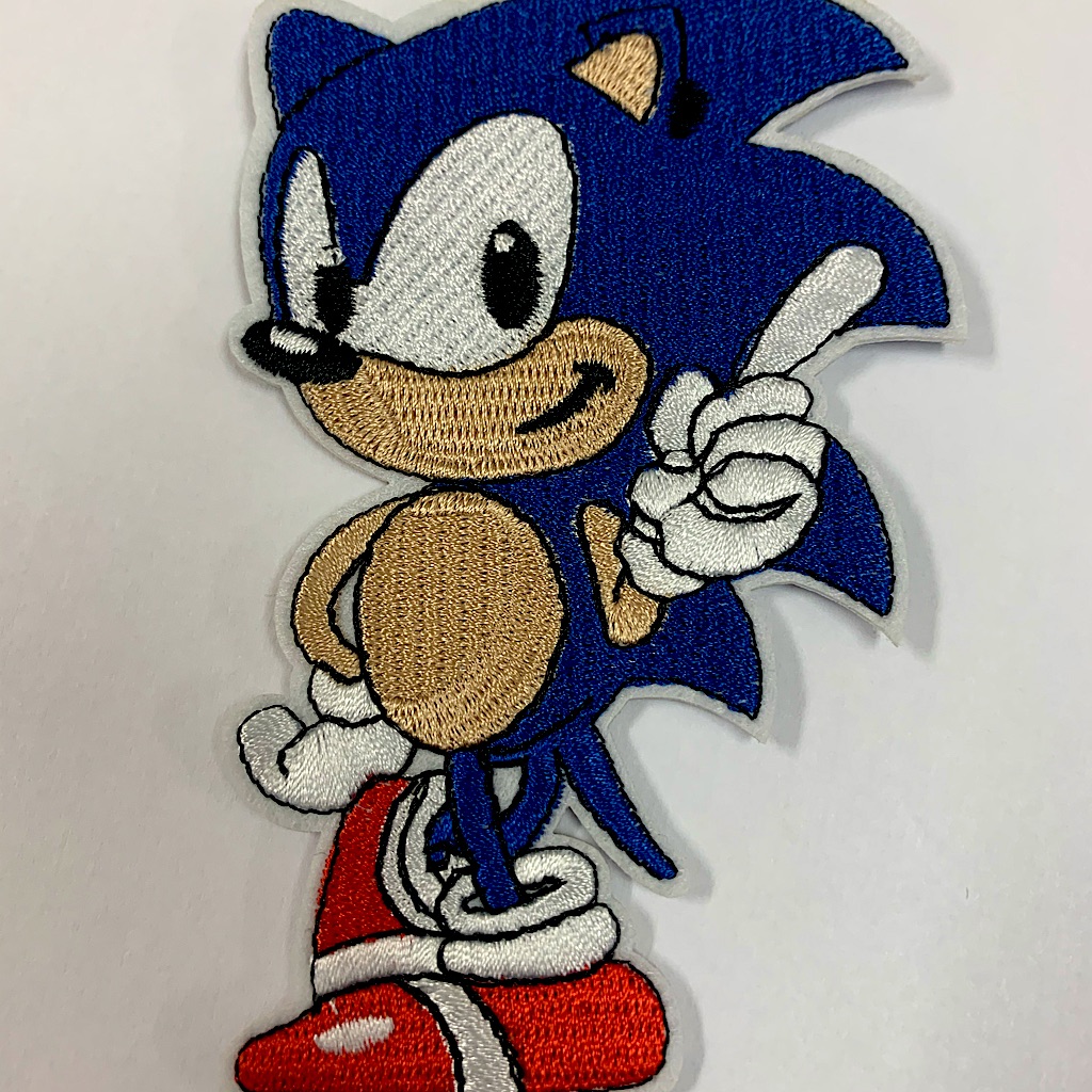 Sonic Iron-On Patch